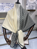 DIOR SCARF 140 CM IN CASHMERE SILK FABRIC 726470