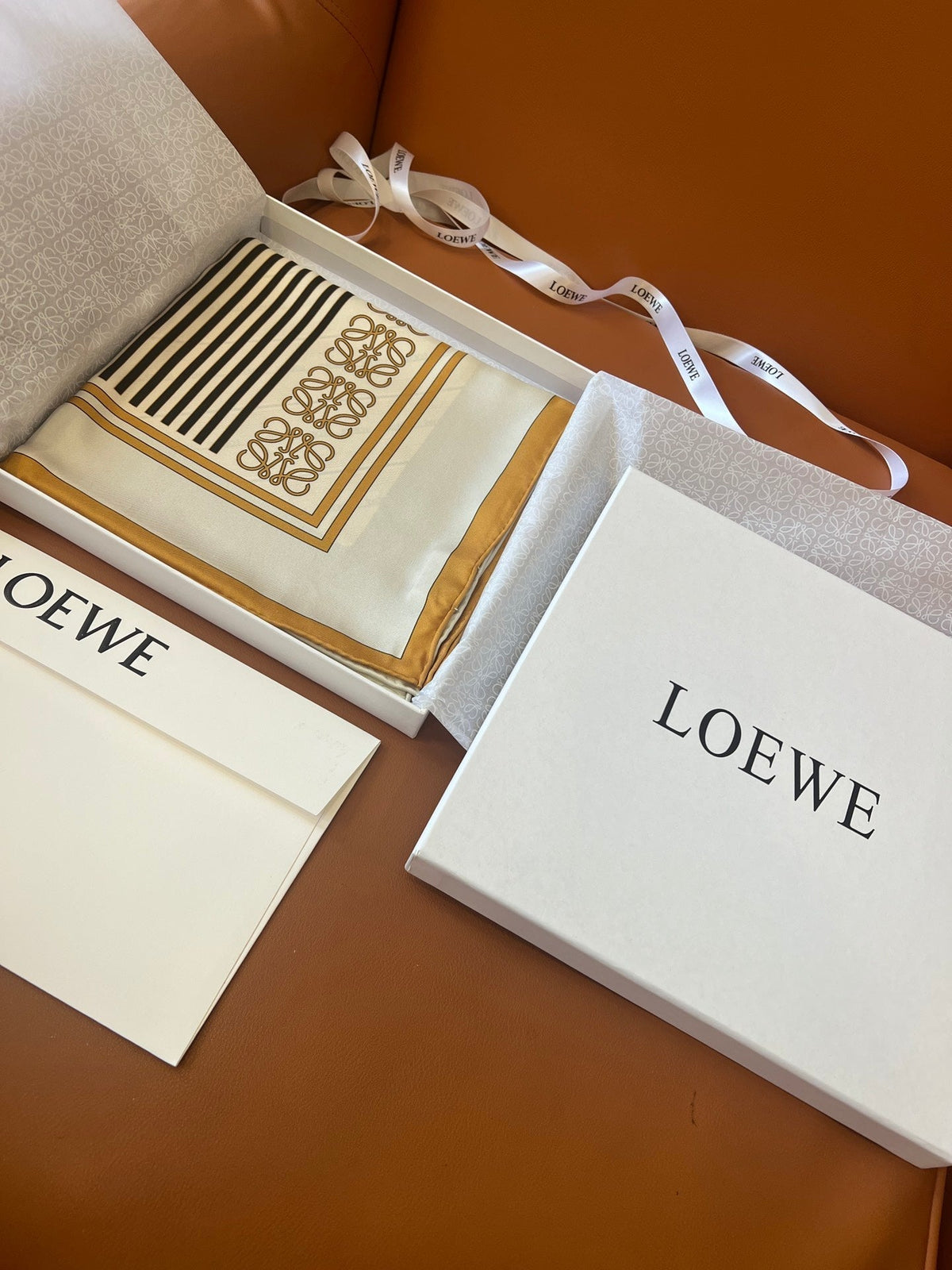 LOEWE 25S SCARF 90 IN SILK 667137
