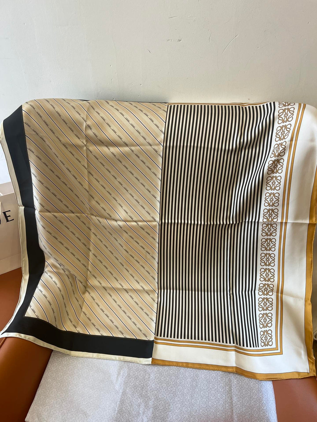 LOEWE 25S SCARF 90 IN SILK 667137