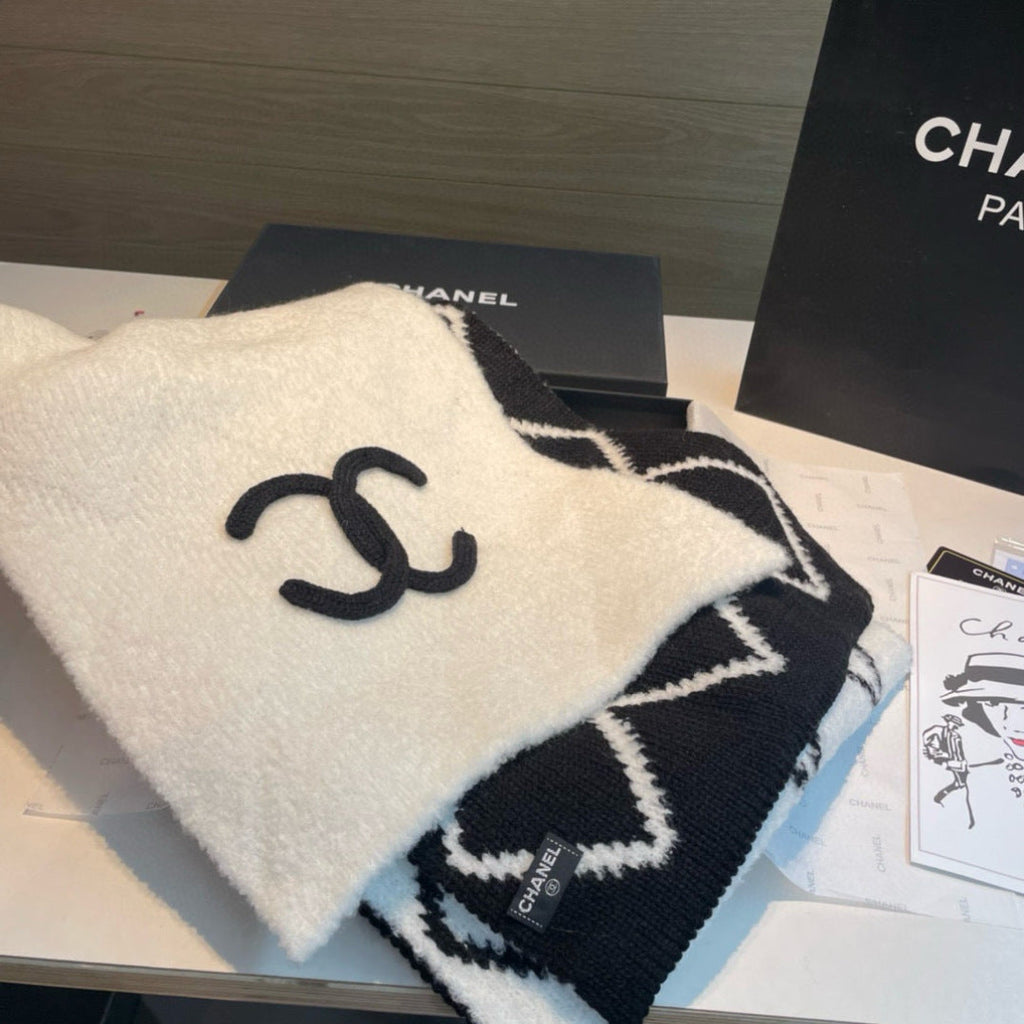 CHANEL 25S SCARF 180 IN CASHMERE 883365