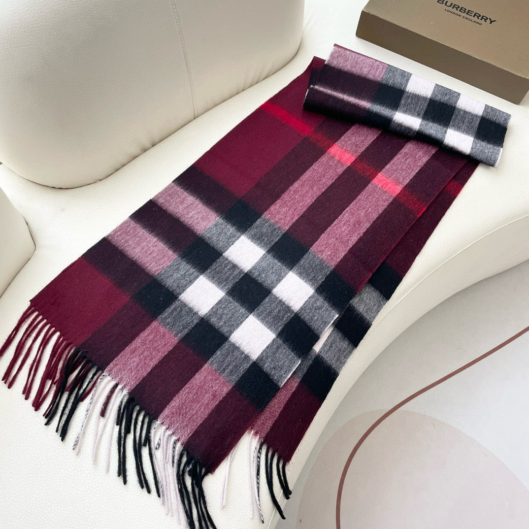 BURBERRY BBR SCARF 210 CM IN CASHMERE 06