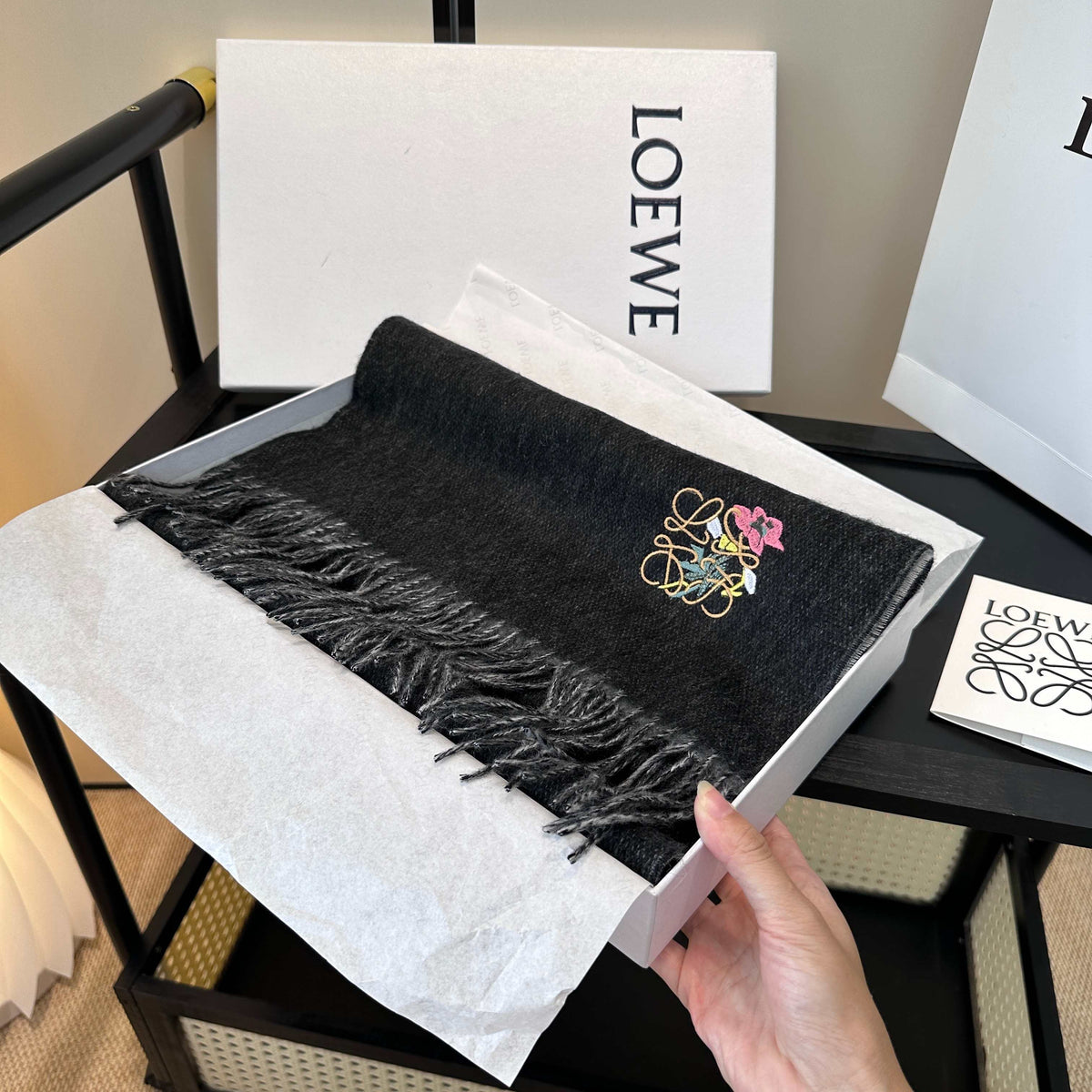 LOEWE 25S SCARF 180 IN CASHMERE 858192