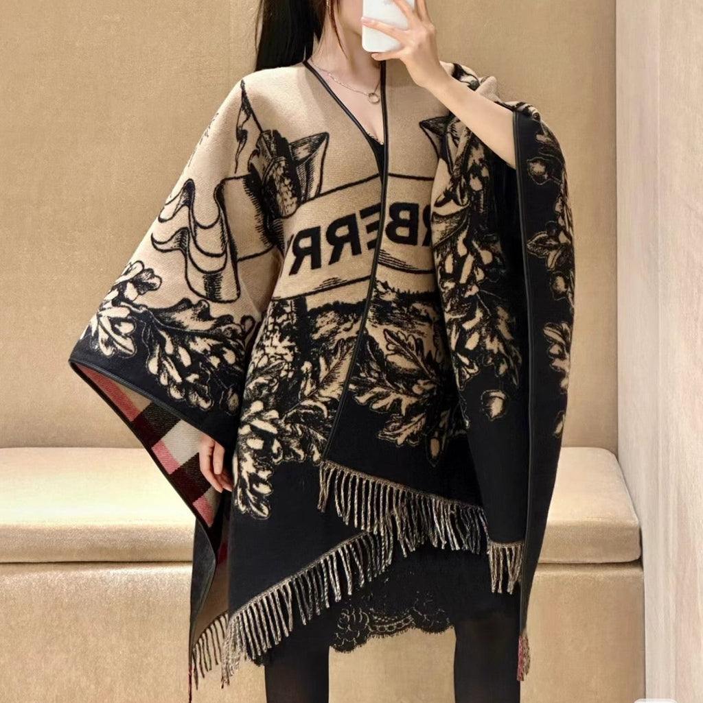 BURBERRY 25S PLAID KNITTED SCARF 146
