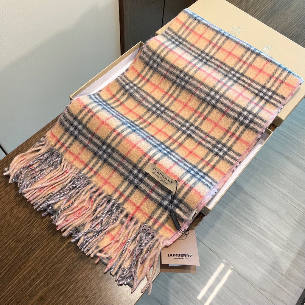 BURBERRY BBR SCARF 200 CM IN CASHMERE 518233