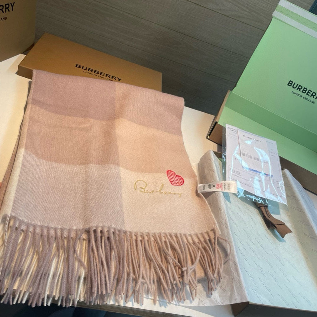 BURBERRY BBR SCARF 180 CM IN CASHMERE 490019