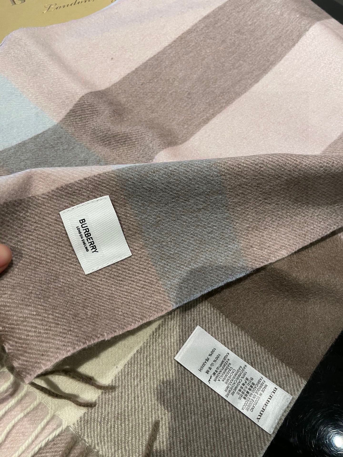 BURBERRY BBR SCARF 180 CM IN CASHMERE 577898
