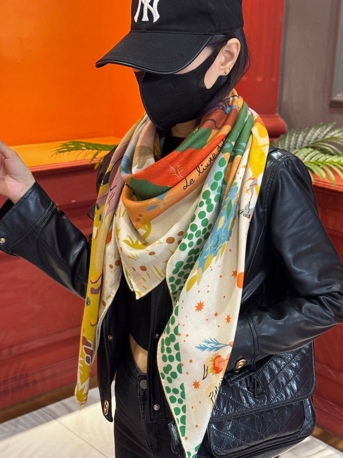 HERMES HERMES 25S SCARF 140 IN SILK 733913