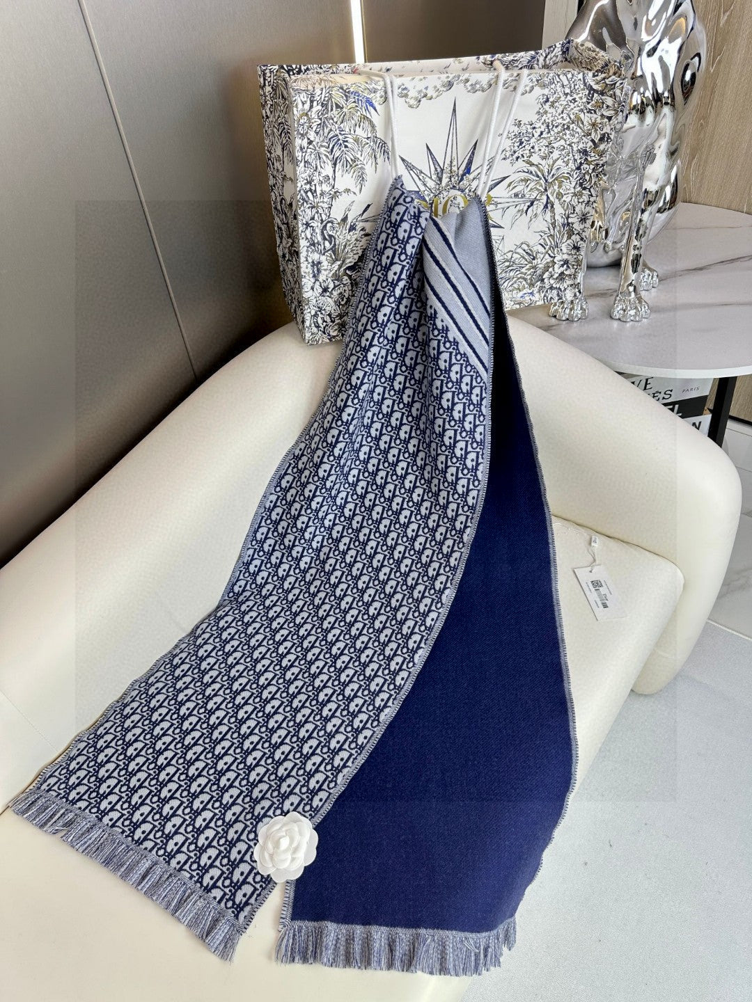 DIOR SCARF 200 CM IN CASHMERE 603607