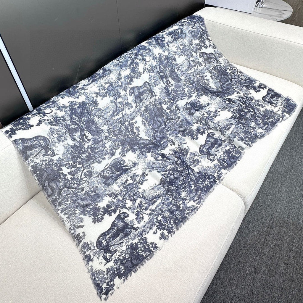 DIOR SCARF 180 CM IN CASHMERE-SILK BLEND 706549