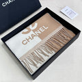 CHANEL 25S SCARF 184 IN MERINO WOOL 727323