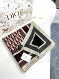 DIOR SCARF 140 CM IN CASHMERE-SILK BLEND 699255