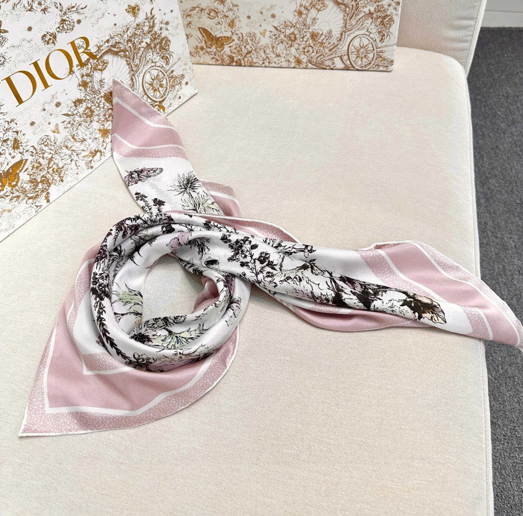 DIOR SCARF 90 CM IN SILK FABRIC 702044