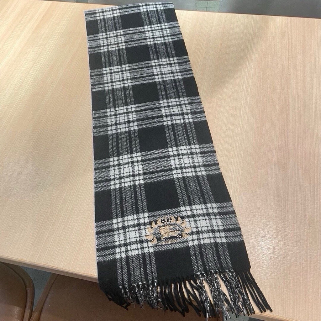 BURBERRY BBR SCARF 180 CM IN CASHMERE 489907
